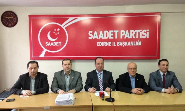Saadet Partisi Edirne İl Teşkilatı 'saadet Partisi Esnafı Dinliyor' Anketi Düzenledi