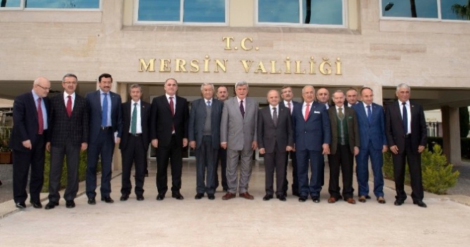 Türk Dünyası Belediyeler Birliği Heyeti Mersin'de