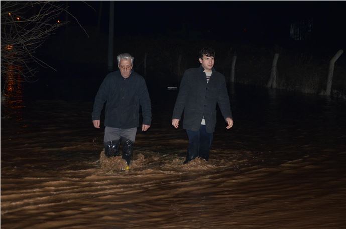 Kırklareli'nde sağanak etkili oldu