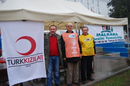 Malkara'da Kurulan Çadırda Kan Bağışına İlgi Büyük