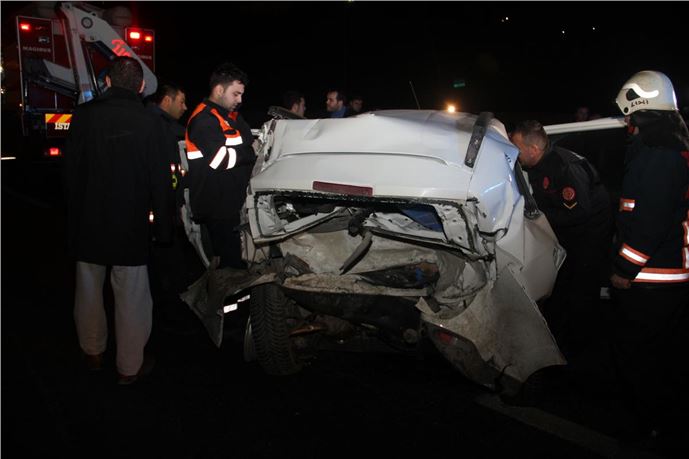 Seyrantepe'de trafik kazası