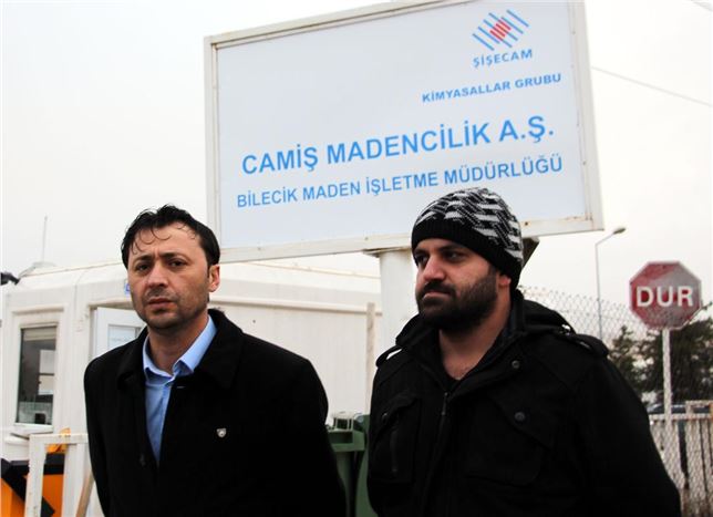 Camiş Madencilik işçilerinden eylem