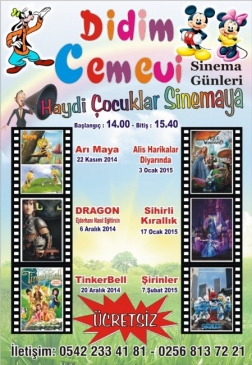 Didim Cemevinden Çocuklara Yönelik Sinema Etkinliği