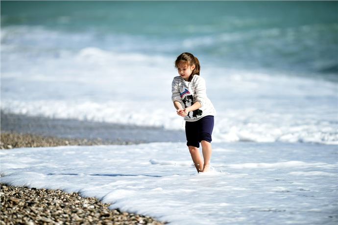 Antalya'da güneşli hava
