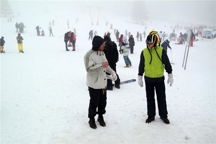 Uludağ'da kar kalınlığı 1,7 metre
