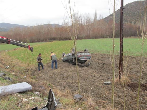 Tokat'ta trafik kazası 3 yaralı