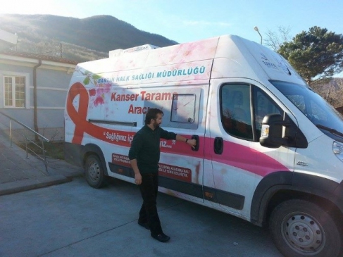 Mobil Kanser Tarama Aracı Hasankadı'da