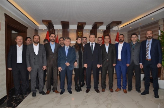MÜSİAD Batman Şubesi Yönetiminden Vali Çelik'e Ziyaret