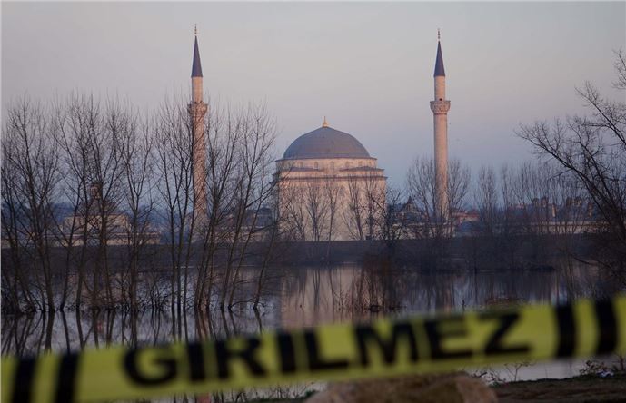 Edirne'deki nehir taşkınları
