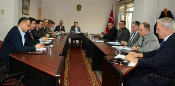 İl Özel İdaresi Şube Müdürleri Toplantısı Yapıldı