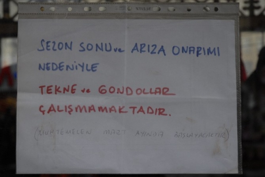 Esbot Ve Gondollar Bakımda