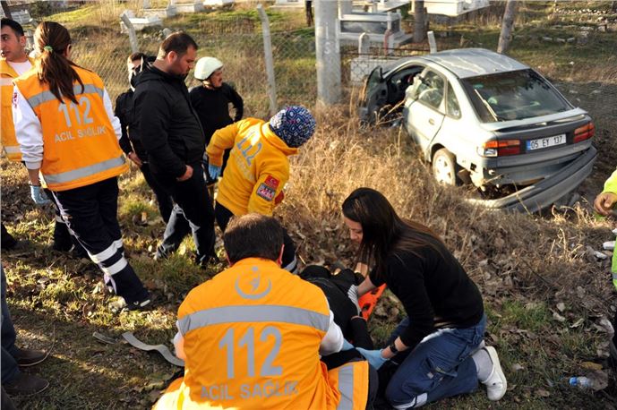 Tokat'ta trafik kazası 4 yaralı