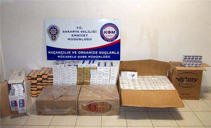 Sakarya'da kaçak sigara operasyonu