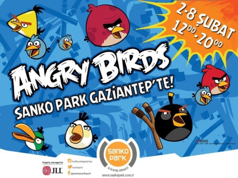 Sanko Park'ta Angry Birds Heyacanı Başlıyor