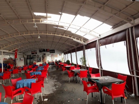 Narlı İskelesi'ndeki Gemi Tamamen Sulara Gömüldü