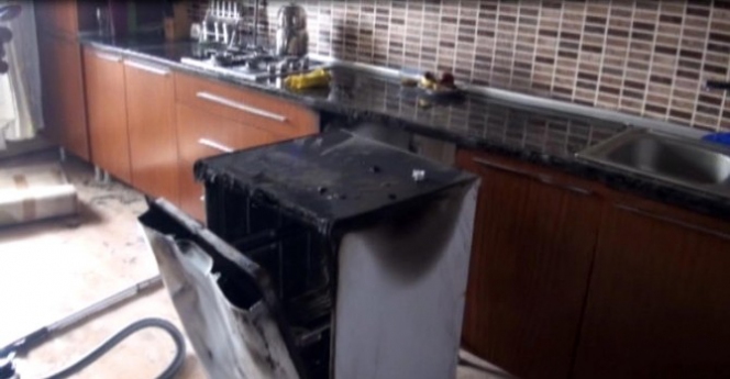 Bulaşık Makinesi Az Kalsın Evi Yakıyordu