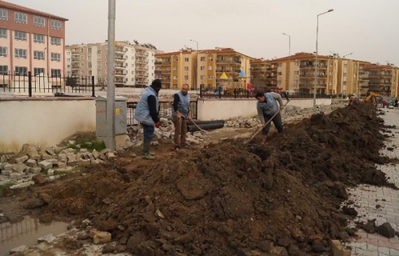 Aski Germencik'te Çalışmalarını Sürdürüyoe