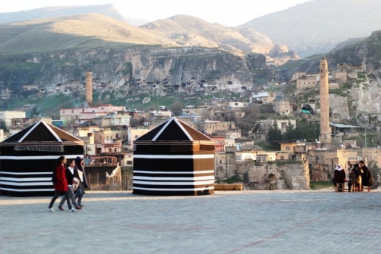 Antik Kente Antik Çadır