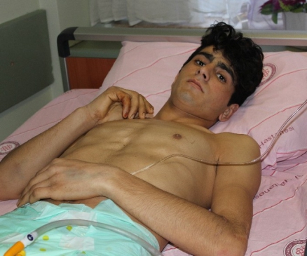 Bacaklarını İş Makinesine Kaptıran Gençten Sevindirici Haber Geldi