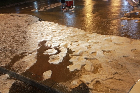 Aniden Bastıran Dolu Vatandaşlara Zor Anlar Yaşattı