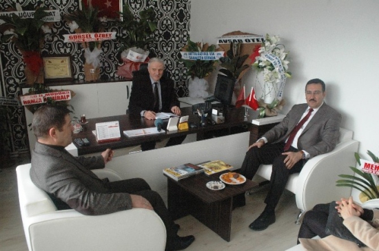 Milletvekili Aday Adayı Tüfenkci'den BİK Şube Müdürü Abacı'ya Ziyaret