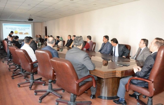 Valilik Personeline İş Sağlığı Ve Güvenliği Eğitimi Verildi