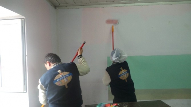 Büyükşehir Atölye Ekibi Köy Okullarında