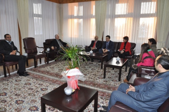 Yeşilaycılardan Rektör Koçak'a Ziyaret