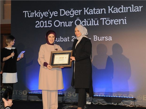 Cumhurbaşkanı Erdoğan'ın eşi Emine Erdoğan Bursa'da