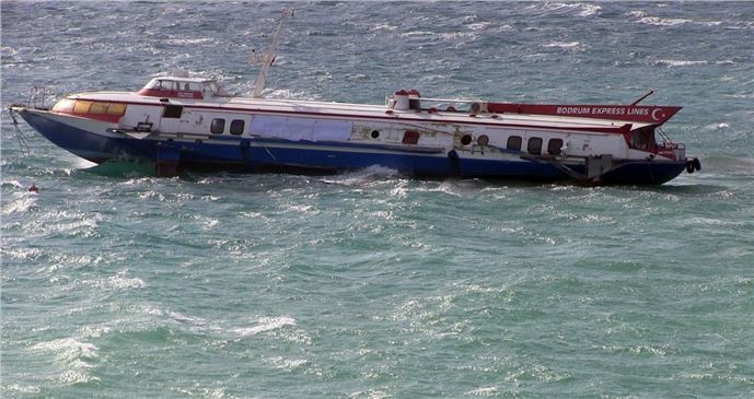 Bodrum'daki fırtına