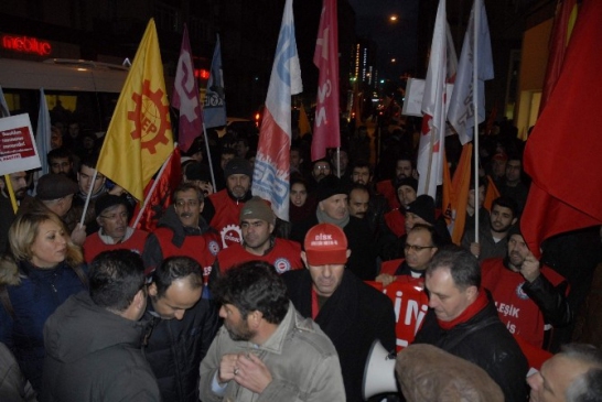 Metal İşçilerinin Grev Hakkının Alınmasına Tepki Eylemi