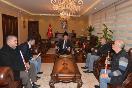 Vali Çakacak Sivil Toplum Kuruluşlarının Temsilcilerini Kabul Etti