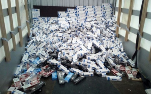 Tekirdağ'da 25 Bin 654 Paket Kaçak Sigara Ele Geçirildi