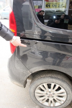 Polisten Vatandaşın Aracına Not