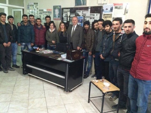 Öğrencilerden Başkan Keskin'e Teşekkür Ziyareti