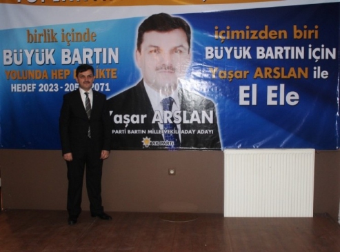 Yaşar Arslan Milletvekili Aday Adaylığını Açıkladı