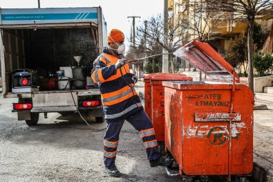 Şehitkamil'de Dezenfekte Çalışması Vatandaşlardan Tam Not Aldı