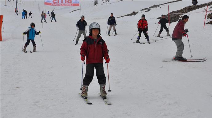 Denizli'de ''kar şenliği'' etkinliği