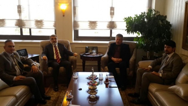 Başkan Yılmazer Taner Yıldız'a Sorunları İletti