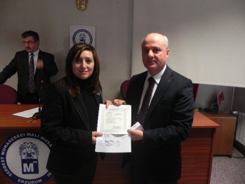 Bağımsız Denetçilere Mühür Ve Beratları Verildi