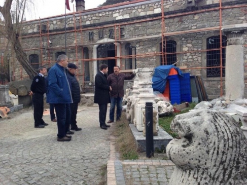 Milletvekili Tunç Amasra Müzesi Onarım Çalışmalarını İnceledi