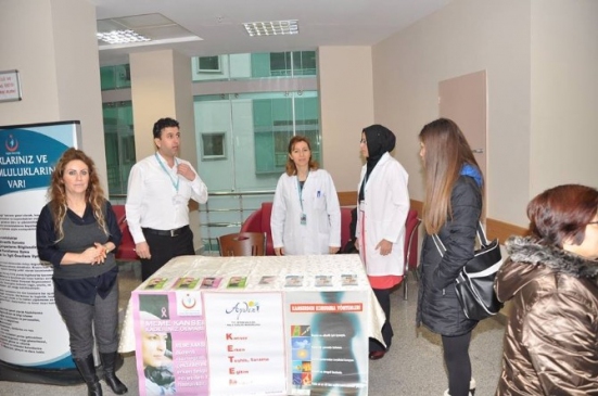 Nazilli Devlet Hastanesi'nde Kanser Standı Açıldı