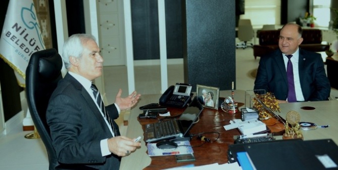 Geyikli Belediye Başkanı Yılmaz'dan Bozbey'e Ziyaret