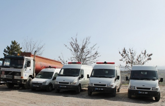 Eskigediz Belediyesi Araç Parkurunu Genişletti