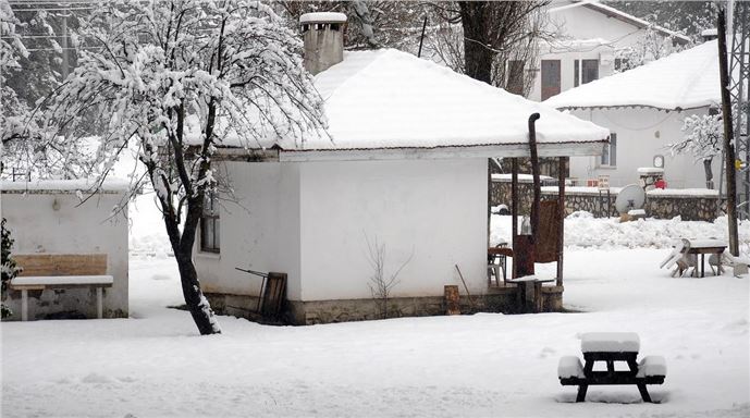 Muğla'da kar yağışı