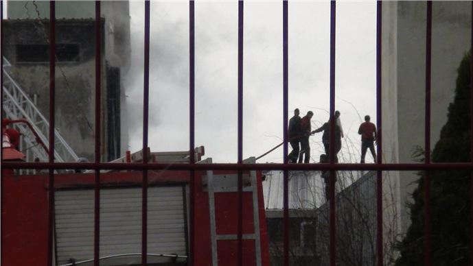Tekirdağ'da fabrika yangını