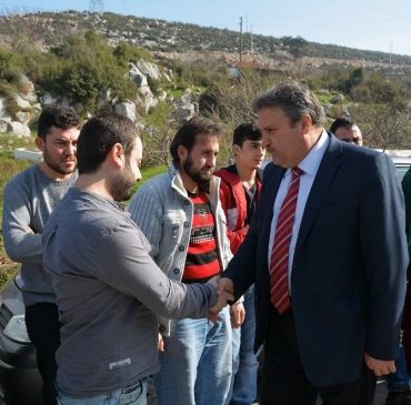 Başkan Çerçi Emlakdere'de Vatandaşlarla Buluştu