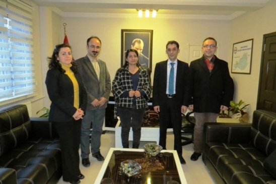 Küre Dağları Proje Ekibinden Kaymakam Eser'e Ziyaret