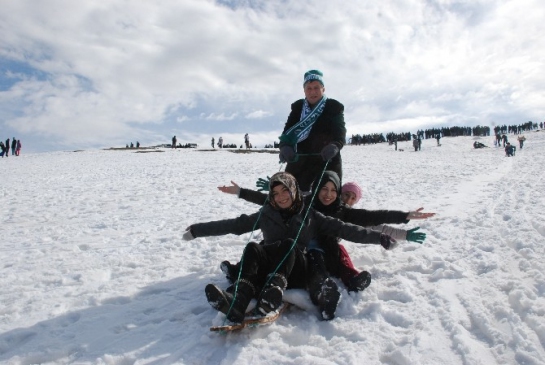 Kar Şenliklerinde 'ipli Board'