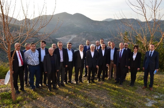 DSİ Genel Müdürü Özkaldı Gökçeler Barajı'nda İncelemelerde Bulundu